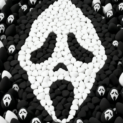 Ghost Face Beauty Sponge l The XL Blender – 2x Bigger, Halloween Limited